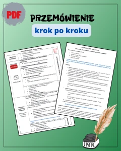 PRZEMÓWIENIE  (kompletny schemat działań) 