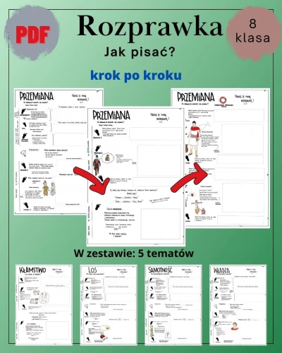 Rozprawka krok po kroku — klasa 8