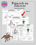 Pajączek na rowerze (1 karta)